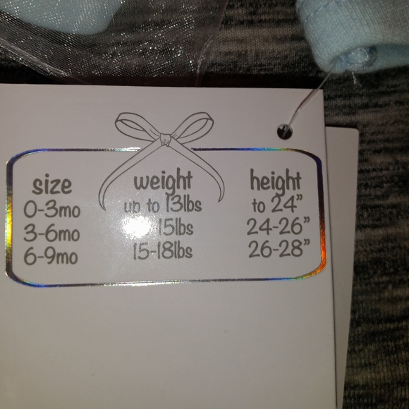 🆕Quiltex | "The Snuggle is Real" 6 Pc. Baby Boys Blue Layette Set Size 6-9 mos. - Picture 12 of 15